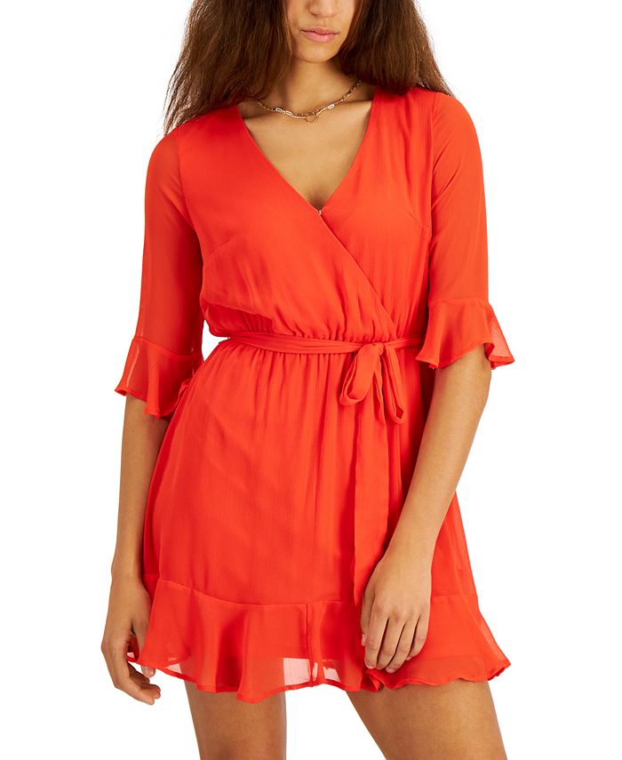 Tinsel Petite Wrap Fit & Flare Dress Macy's