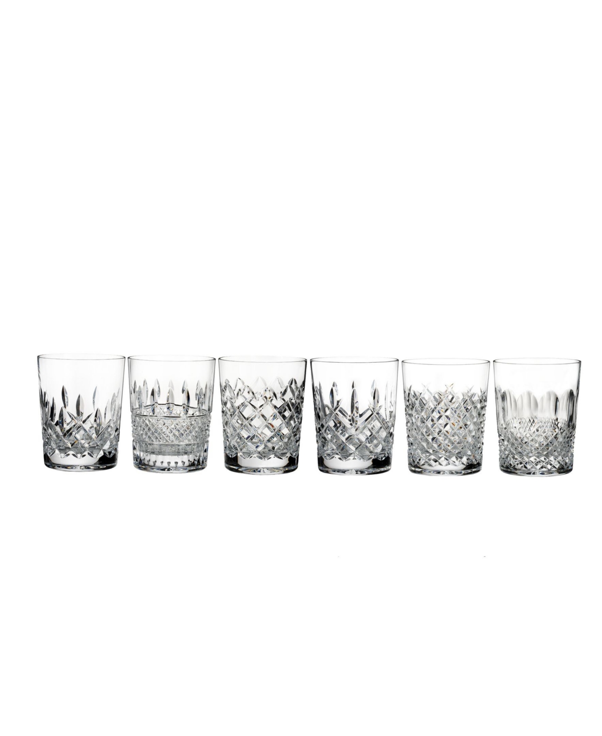 Waterford Connoisseur Heritage Double Old Fashioned, Set Of 6 In Clear