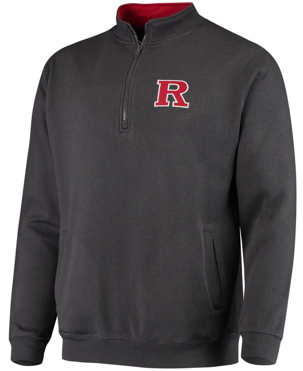 Colosseum Men's Rutgers Scarlet Knights Tortugas Logo Quarter-zip Jacket In Scarlet
