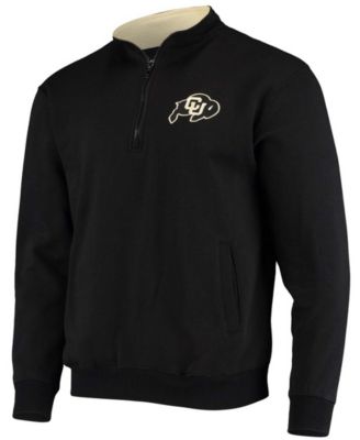 Men's Black Colorado Buffaloes Tortugas Logo Quarter-Zip Jacket