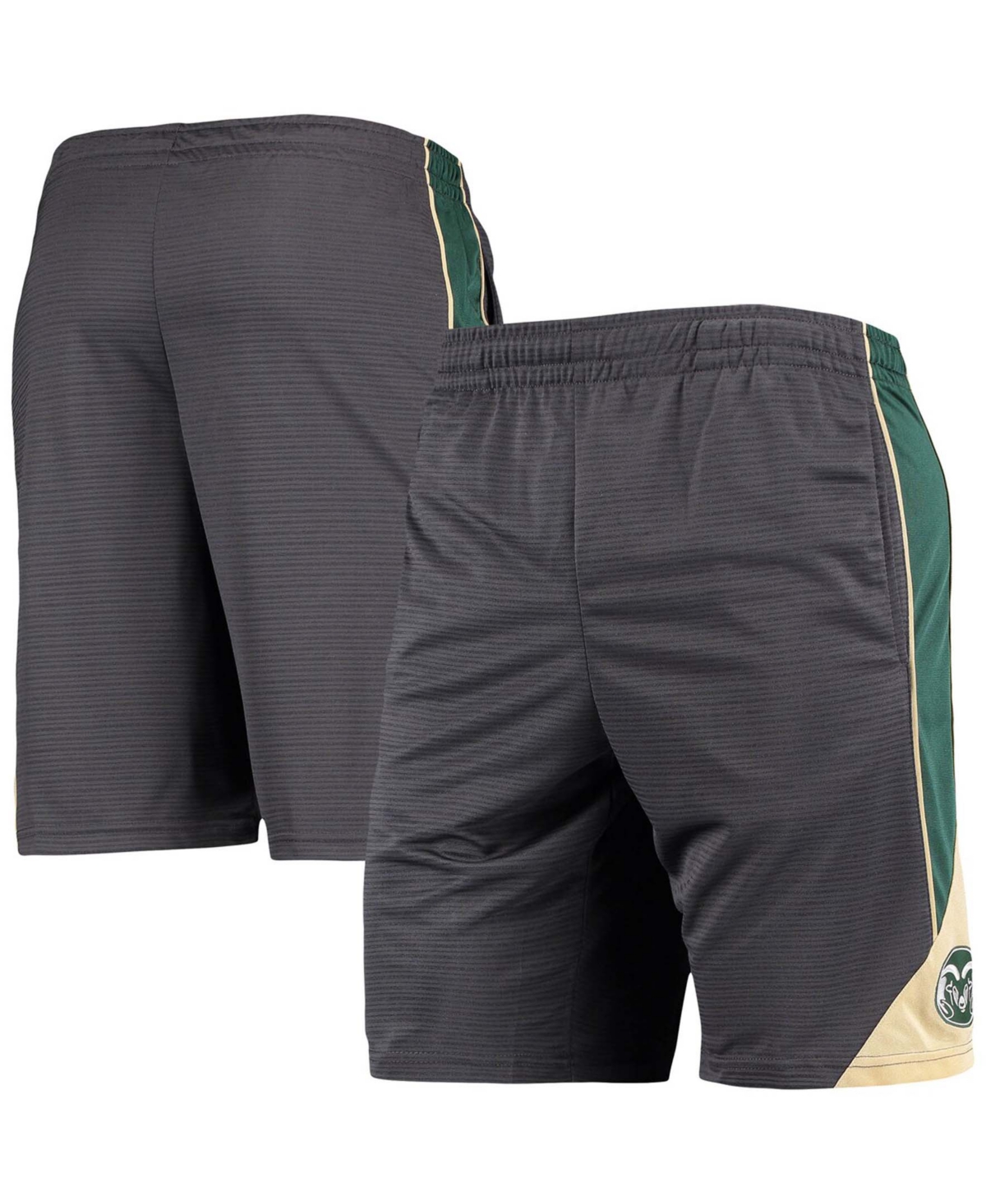 Men's Charcoal Colorado State Rams Team Turnover Shorts - Charcoal