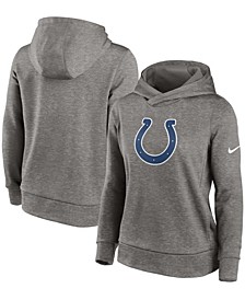 Women's Heather Charcoal Indianapolis Colts Performance Pullover Hoodie