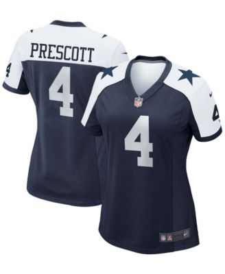 Women's Dak Prescott White Dallas Cowboys Alternate Game Jersey