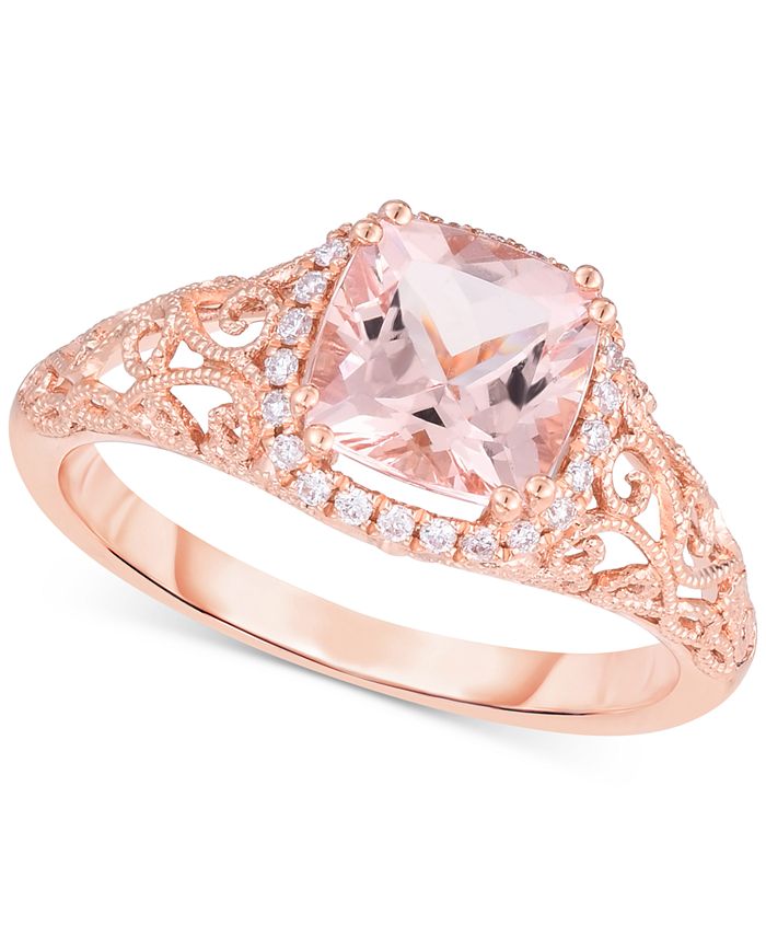 Macys morganite ring sale