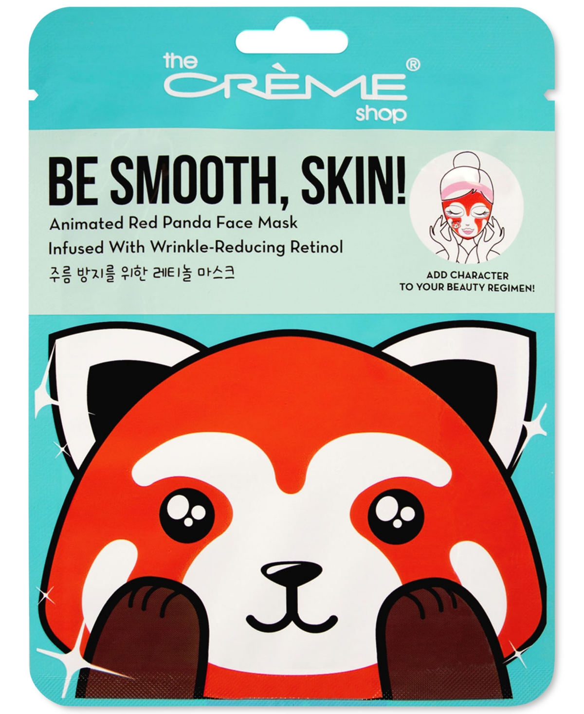 Be Smooth, Skin! Animated Red Panda Face Mask