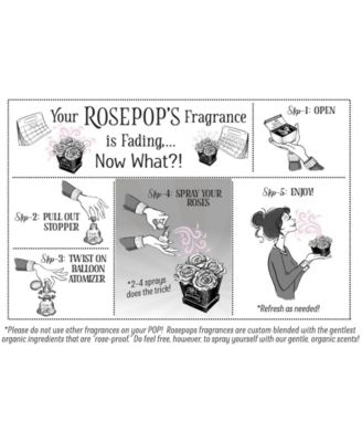 Rosepops Pop-Up Heart Shaped Real Grape Soda Roses with Trio of Loving Charms, Box of 13