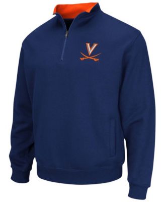Men's Virginia Cavaliers Tortugas Team Logo Quarter-Zip Jacket