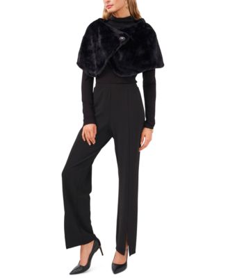 MSK - Faux-Fur Shrug