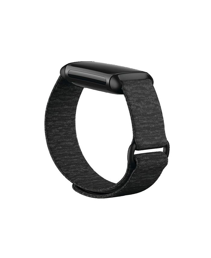 Fitbit Charge 5 Charcoal Nylon and Polyester Hook and Loop Band, Small