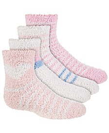 Big Girls 4-Pack Fuzzy Socks