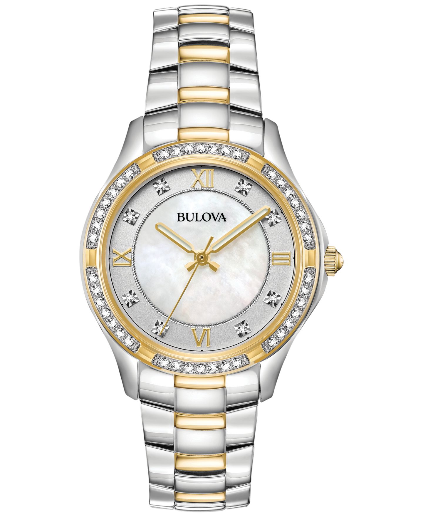 Женские часы Bulova с браслетом из стали, 32 мм — фото 1