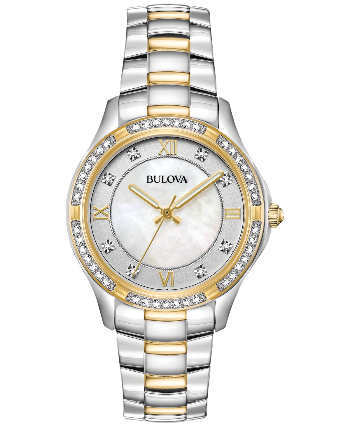 Женские часы Bulova с браслетом из стали, 32 мм — фото 2