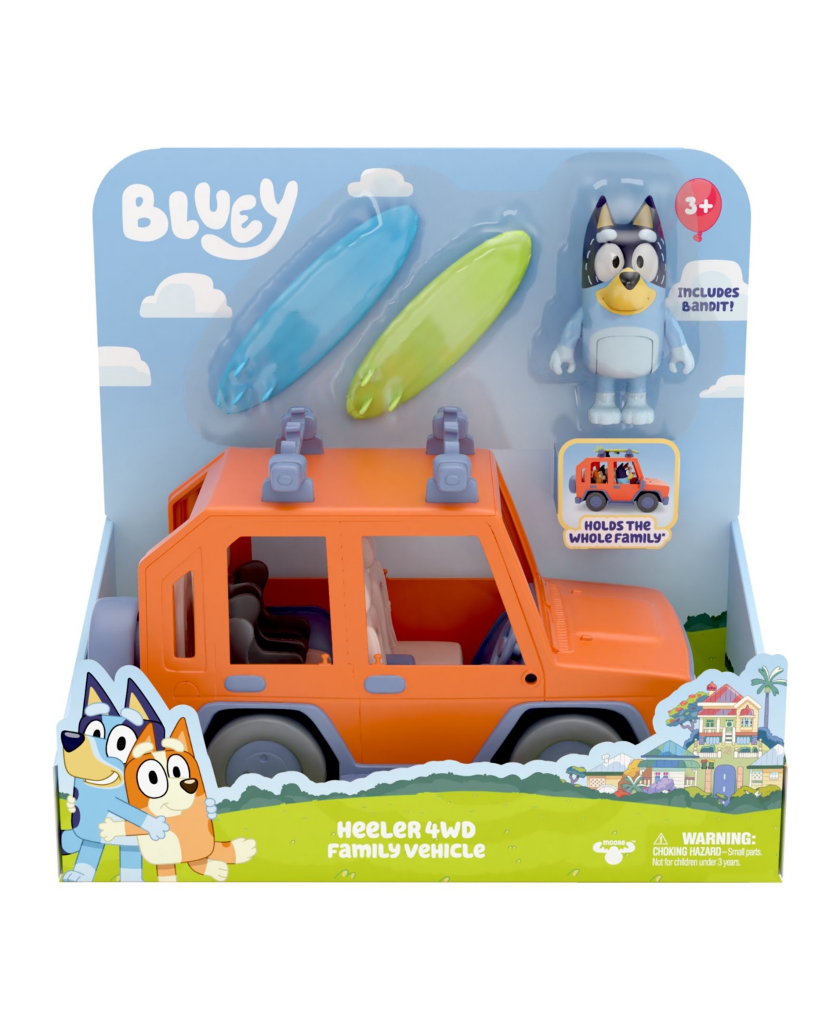Bluey Family Cruiser Set, 3 Piece In Multi Color