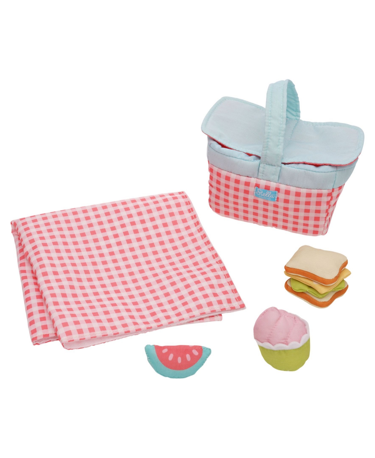 Redbox Manhattan Toy Company Stella Collection Picnic Baby Doll Play Set, 5 Piece In Multi