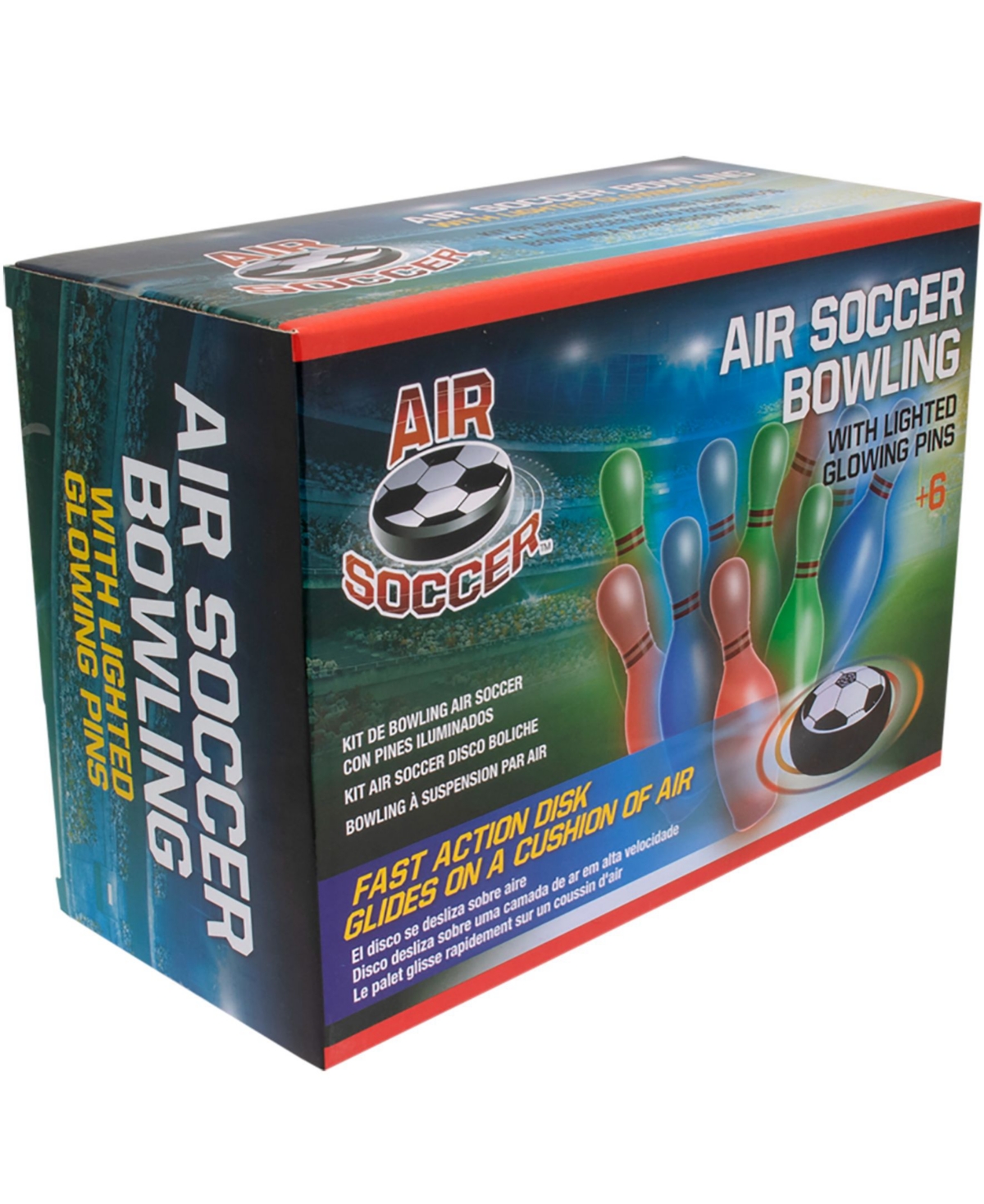 Maccabi Art Air Soccer Bowling With Light-up Pins Game In Multi
