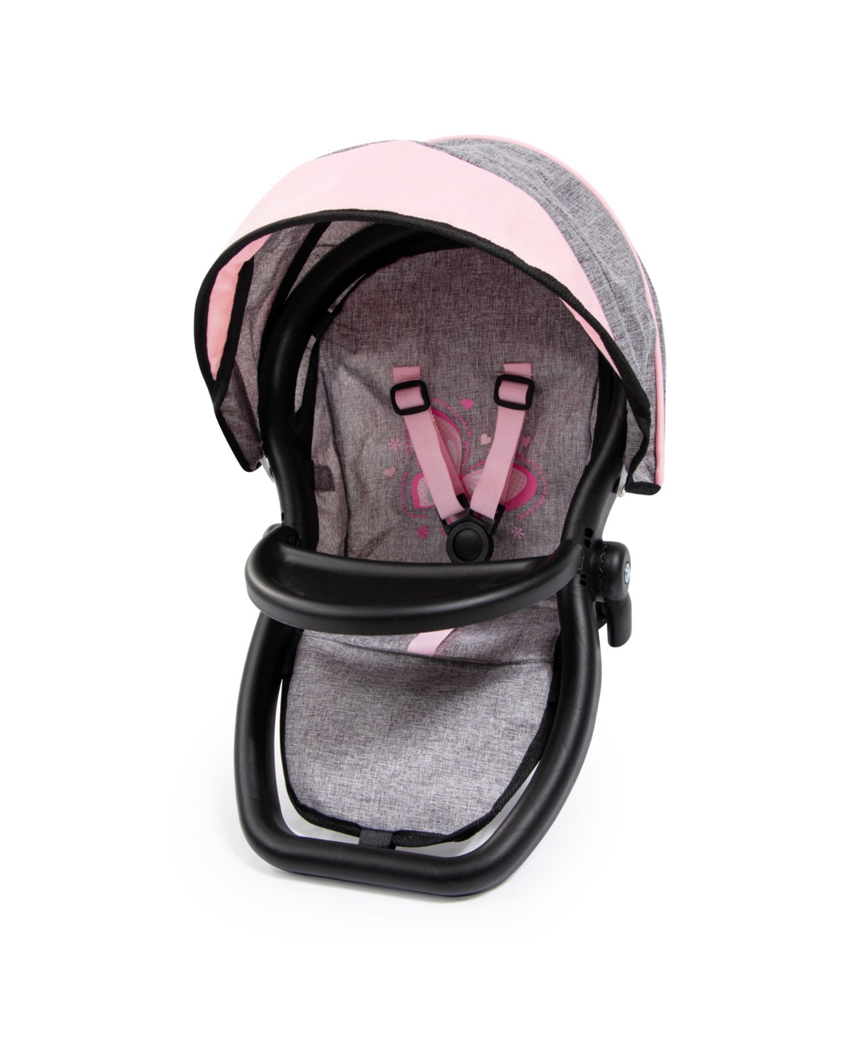 Bayer Twin Baby Doll Neo Pram In Gray