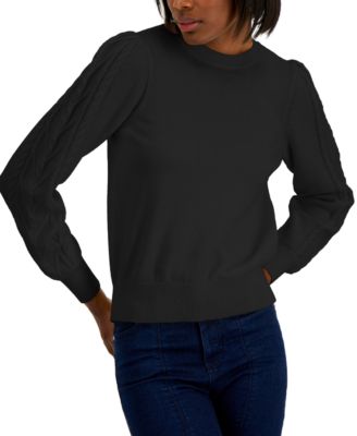 INC International Concepts - Cable-Sleeve Sweater
