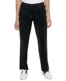 Wide Leg Velour Pants