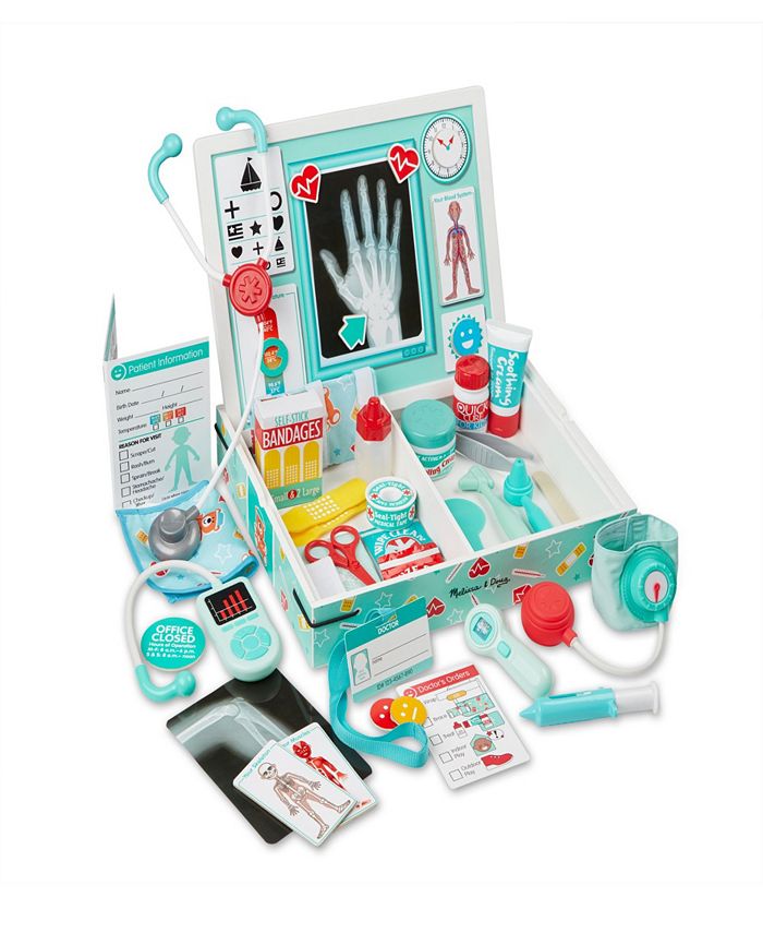 Melissa and Doug Deluxe Doctor's Office 46 Piece Play Set - Macy's