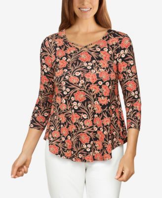 macy's petite women's blouses