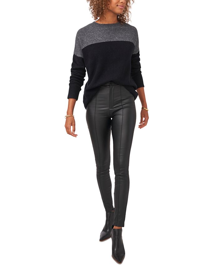 Vince Camuto Extended Shoulder Color-Blocked Sweater & Reviews ...