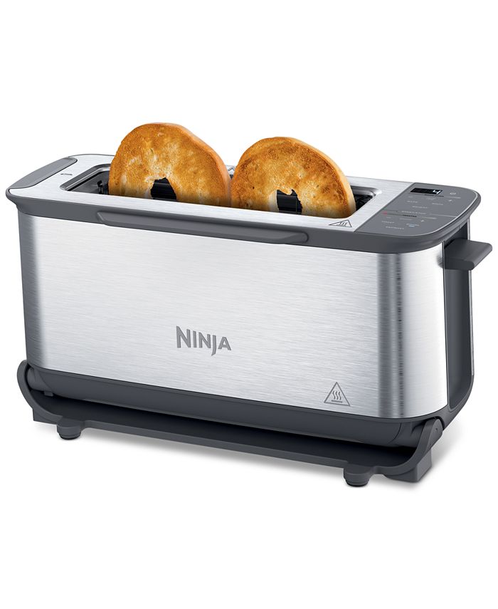 Ninja Foodi 2-in-1 Flip Toaster Goes From Pop-Up Toaster To Toaster Oven  With A Single Flip