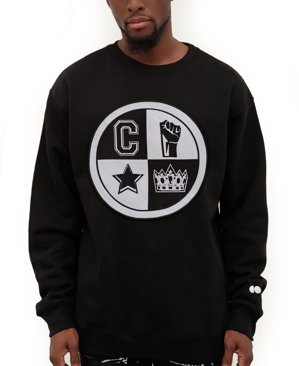 Cool Creative Men's Justice Crewneck Sweatshirt