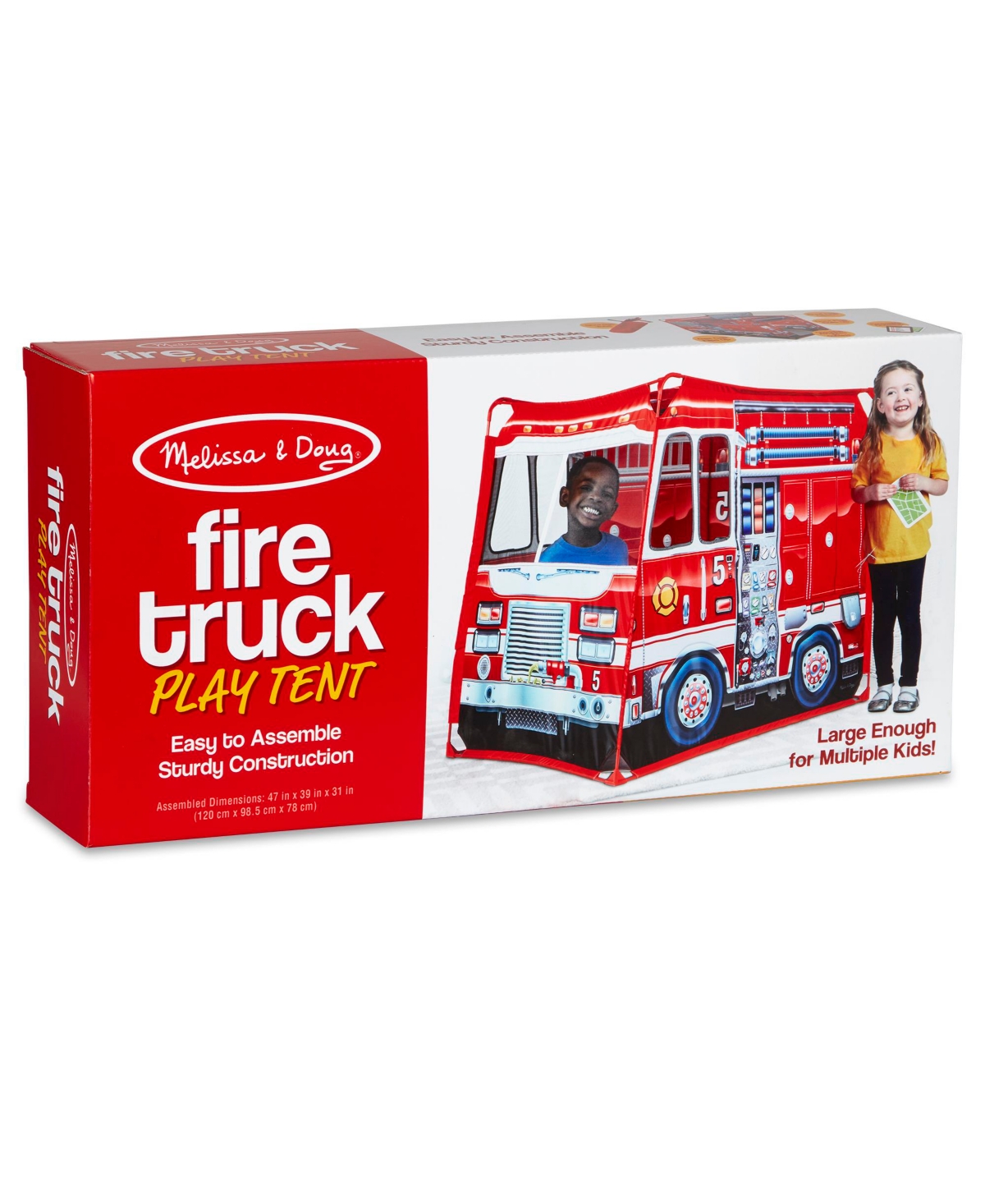 Shop Melissa & Doug Fire Truck Play Tent In No Color