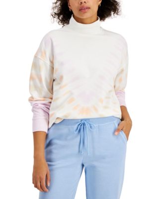 Style \u0026 Co Tie-Dye Mock-Neck Sweatshirt 