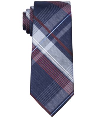 Michael Kors Men's Classic Multi-Grid Silk Tie PasGry Size Regular main image 1