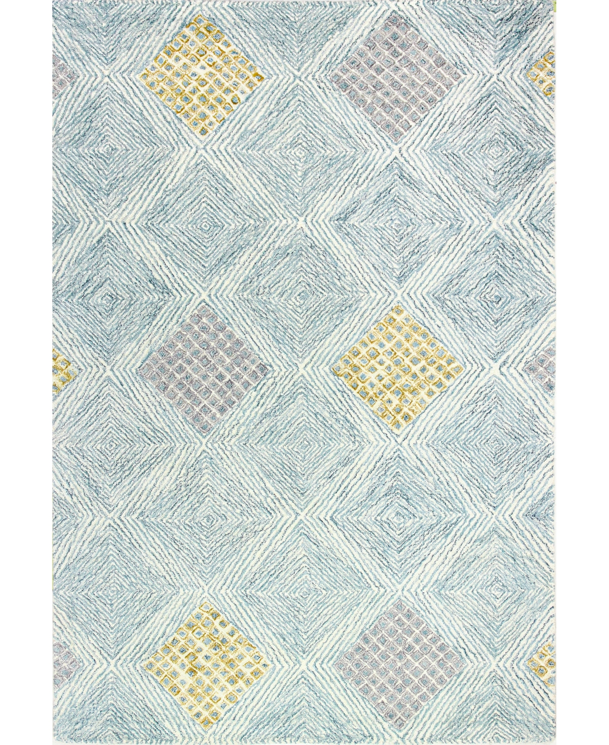 Bb Rugs Veneto CL213 5' x 7' 6in Area Rug - Teal