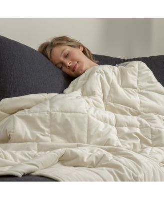 Quilted Plush 12.2lbs Weighted Blanket