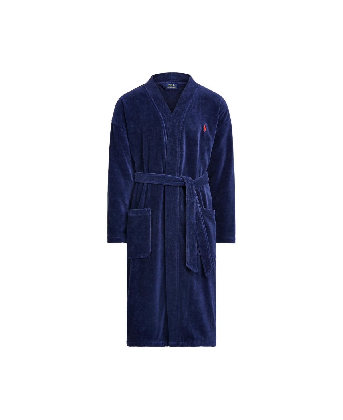 Polo Ralph Lauren Men's Sleepwear Soft Cotton Kimono Velour Robe