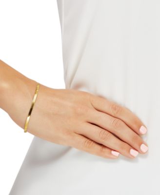 Herringbone Link Chain Bracelet in 10k Gold