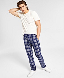 Men's Slim-Fit Tonal Plaid Pants, Created for Macy's