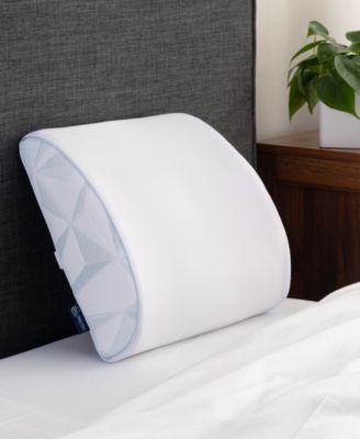 Serta - Arctic 10x Cooling Memory Foam Neck Support Lumbar Accessory Pillow