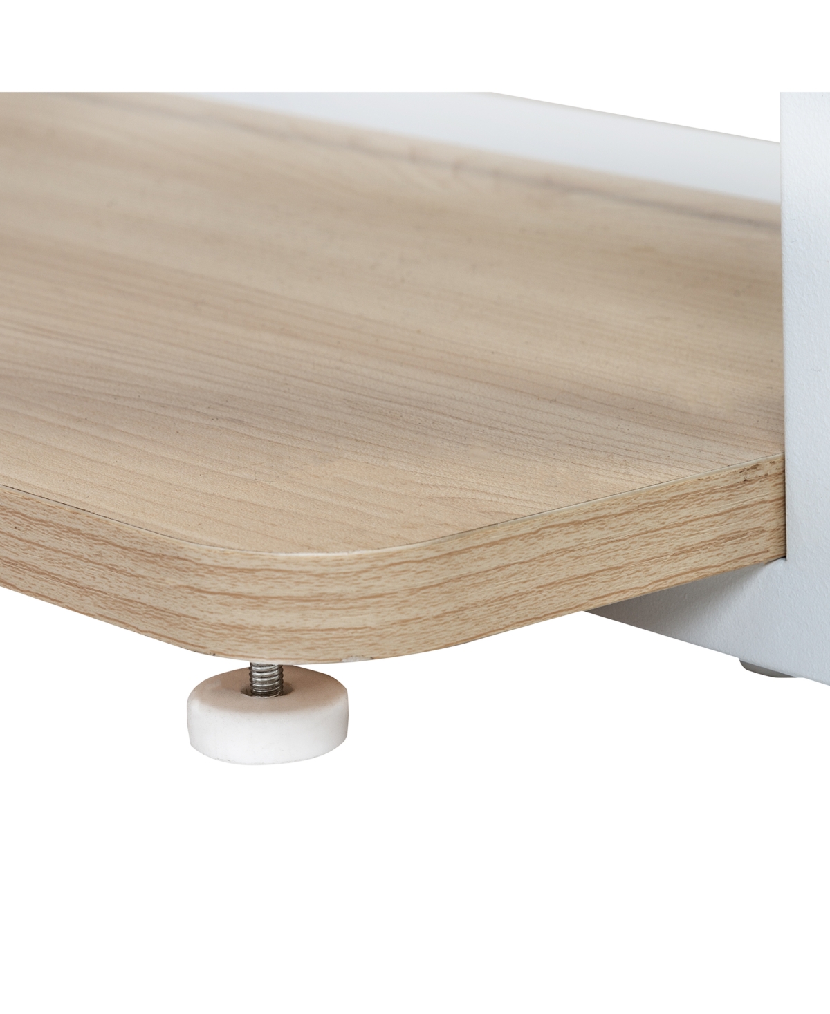 Honey Can Do Home Office Computer Desk With Shelves In White