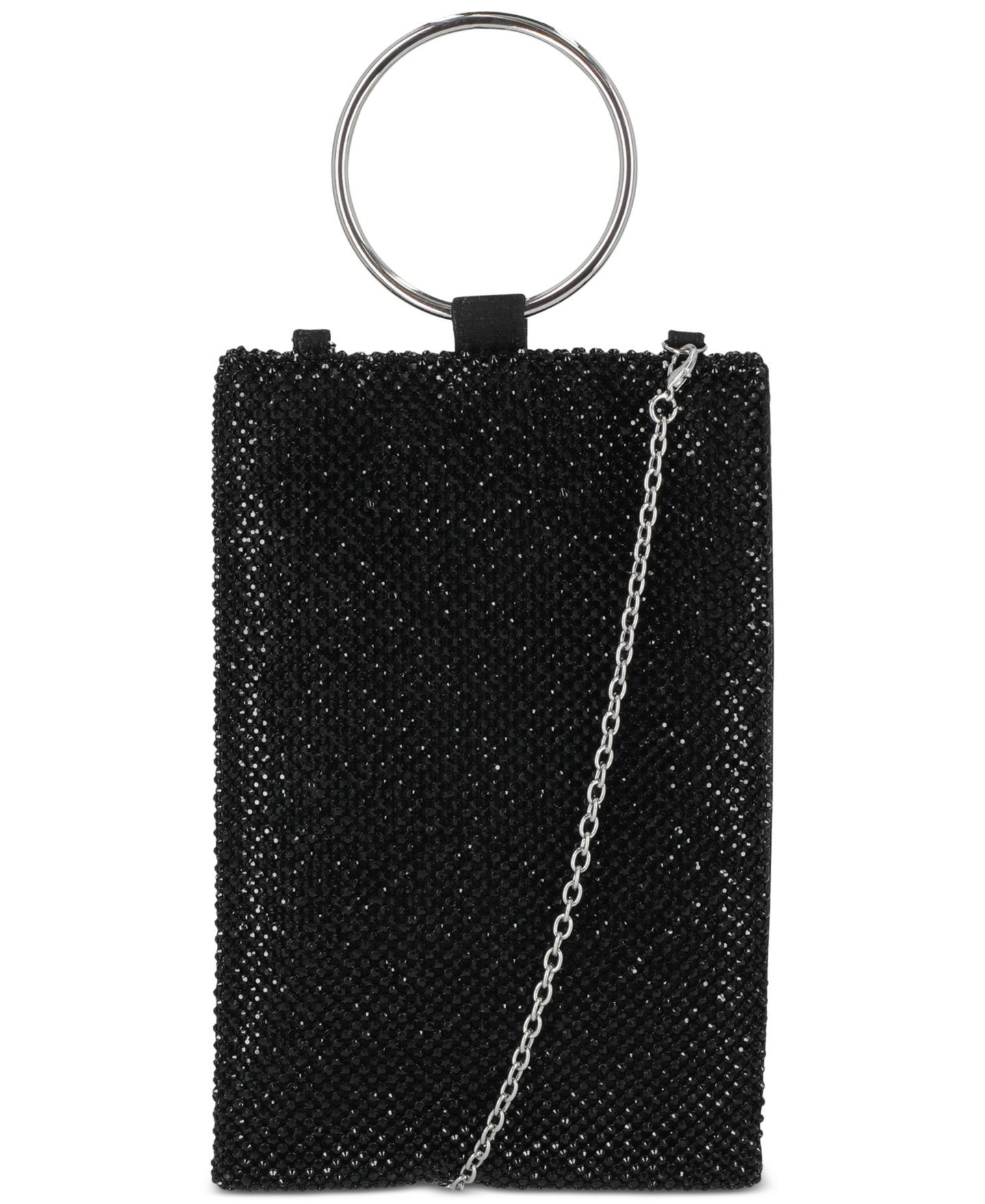 Женская сумка I.N.C. International Concepts Molyy Sequin Bangle Party Pouch, цвет: Чёрный — фото 5