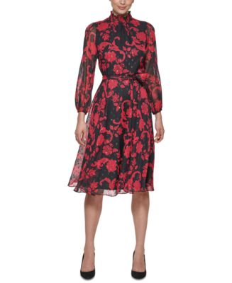Jessica Howard Floral Midi Dress - Macy's