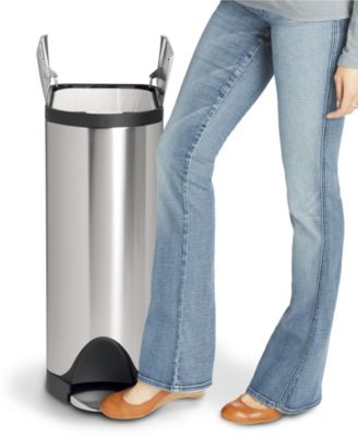 45 Liter Butterfly Lid Step Kitchen Trash Can