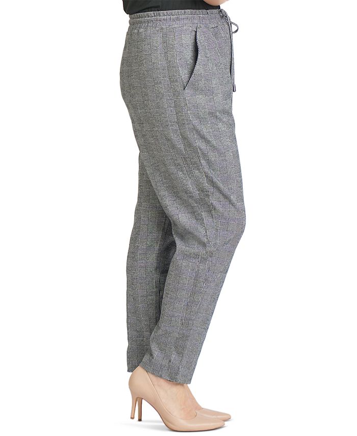 Black Tape Trendy Plus Size Plaid Pants Macy's