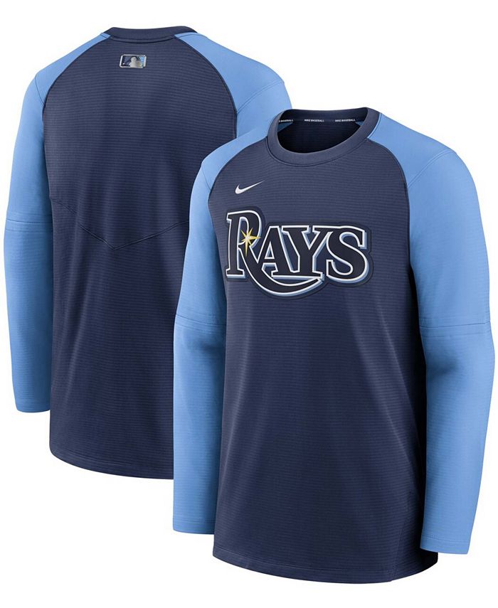 Nike Men's Gray Tampa Bay Rays Authentic Collection Game Raglan Performance  Long Sleeve T-shirt