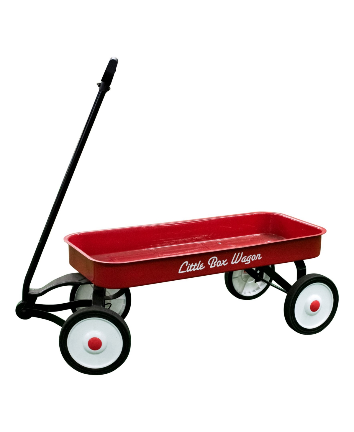 Synergistic Industrial Kids' Children's Classic Pull Along Steel Wagon In Red