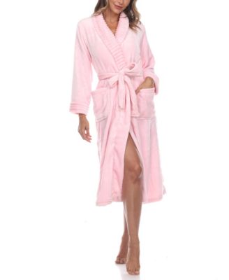 Plus Size Cozy Loungewear Belted Robe