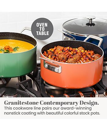 Granite Stone Diamond - Nonstick Diamond Infused 5-Qt. Everyday Multi-Purpose Pot with Lid