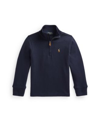 폴로 랄프로렌 Polo Ralph Lauren Little Boys Interlock Quarter-Zip Pullover Sweatshirt