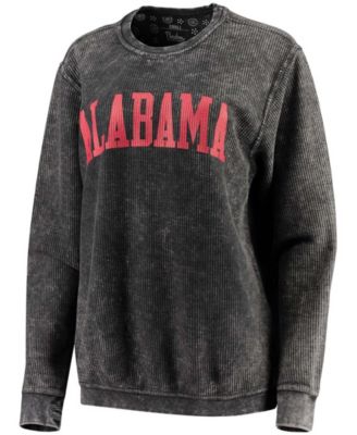 Женская толстовка-пуловер Pressbox Black Alabama Crimson Tide Comfy Cord в винтажном стиле с базовой аркой для стирки 10590₽