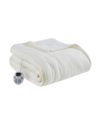 Electric Reversible Fleece to Sherpa Blanket, Full