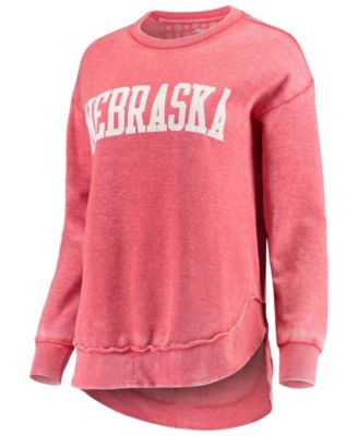 Pressbox Женские Алый Небраска Веялки Винтаж-Как Мыть Пуловер Толстовка 9890₽