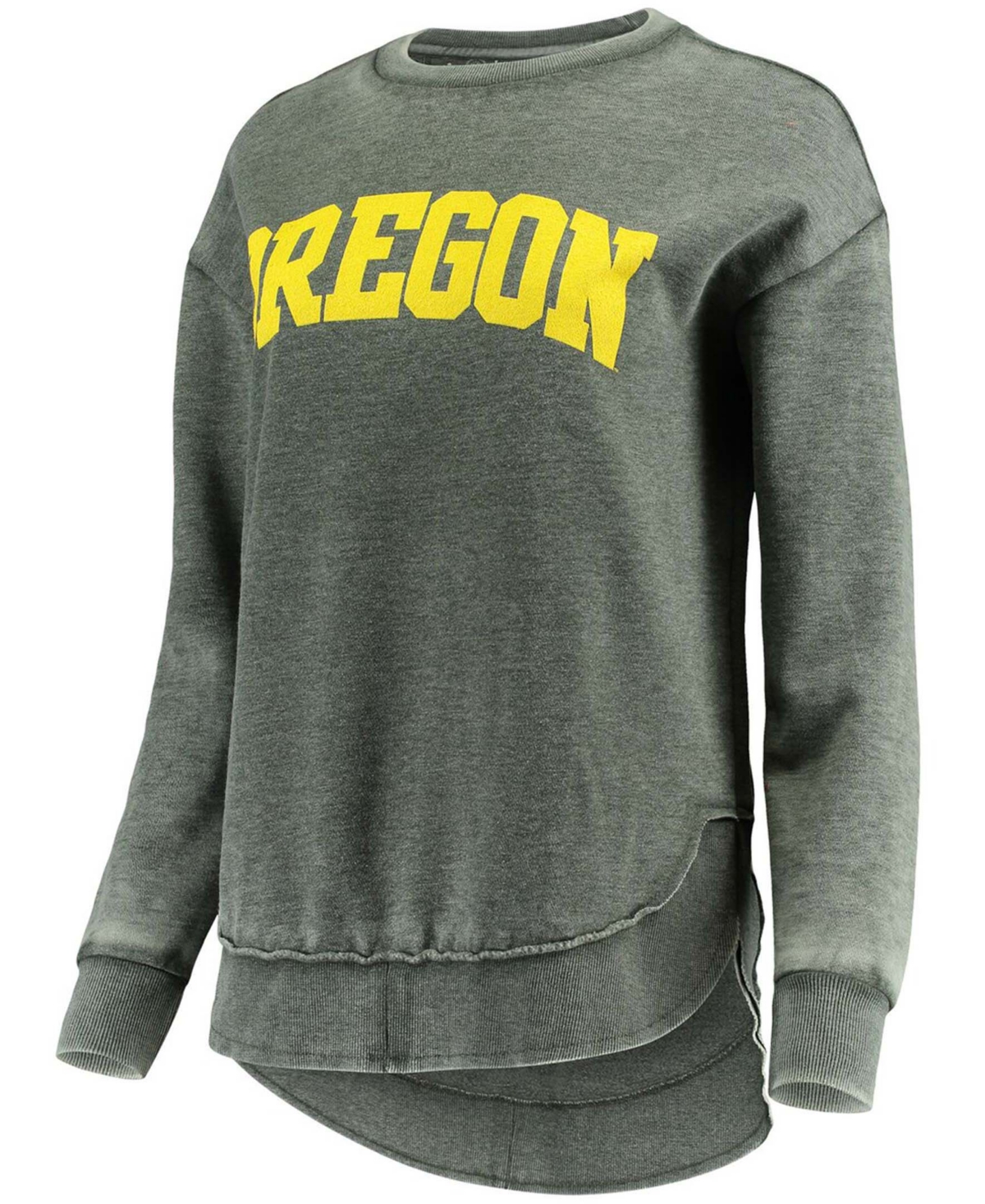 Women'sOregon Ducks Vintage-Like Wash Pullover Sweatshirt - Green